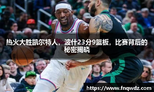 热火大胜凯尔特人，波什23分9篮板，比赛背后的秘密揭晓